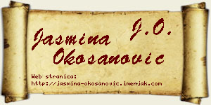 Jasmina Okošanović vizit kartica